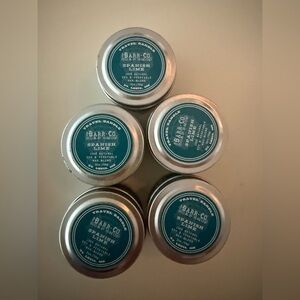 The Barr-co Travel Candle Spanish Lime Soy Vegetable Wax Blend 2 oz Lot Of 5